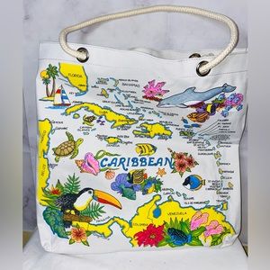 Agiftcorp Specialized Caribbean Tote Beach Bag Florida Keys to Venezuela.